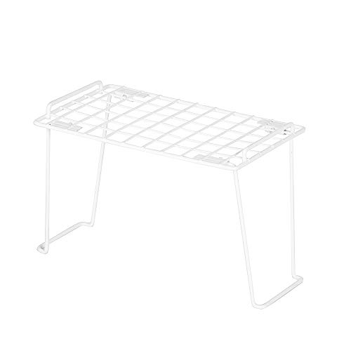 Smart Design Stacking Shelf w/Sturdy Legs - Small - Steel Wire Frame