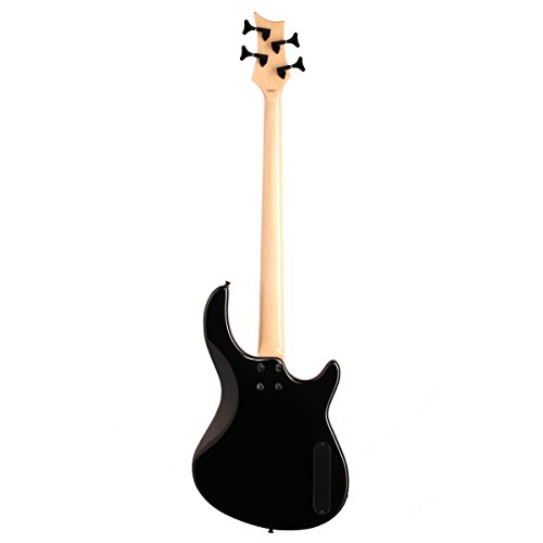 Dean Edge 09L Lefty Electric Bass Guitar - (Black) #TOP5