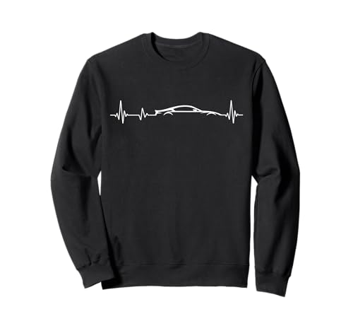 Car Guy Heartbeat Racing Enthusiast Sweatshirt