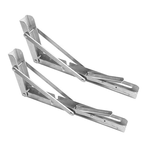 Manque de place ? Gagnez de l'espace avec ce support d'étagère triangulaire pliable - 2