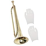 GLSTOY 子供用トランペット おもちゃ 音楽教育玩具 初心者向け管楽器 早期教育 音楽プレゼント クリスマス