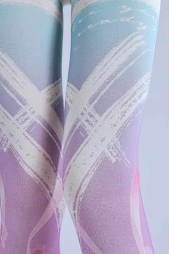 Image of Sahabowi Women's Sheer Tights, Digital Print Designs Stockings