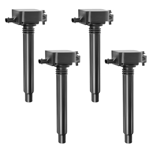 4Pcs Ignition Coil Pack Compatible with Jeep, Chrysler, Dodge, Ram & Fiat Vehicles L4 2.4L - Cherokee 2014-2020, Renegade/ProMaster City 2015-2021, Compass 2018-2021, 200 2015-2017 Replace OE# UF751