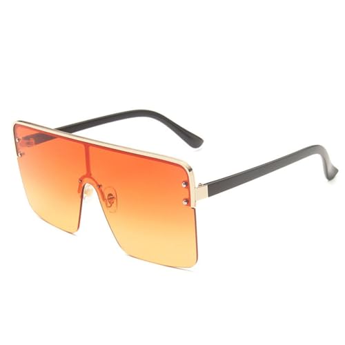 Lunettes de soleil carrées dégradées pour un look vintage chic en terrasse