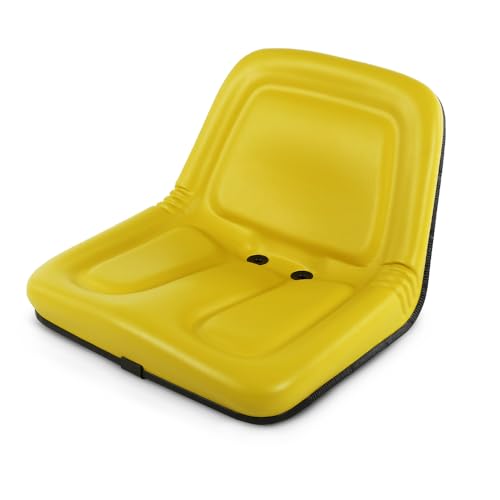 G-PLUS Lawn Mower Garden Tractor Seat Yellow Compatible with John Deere Mowers TX30, STX38, 130, 160, 165, 170, 175, 180, 185, 110 GG420-32959, MG861683