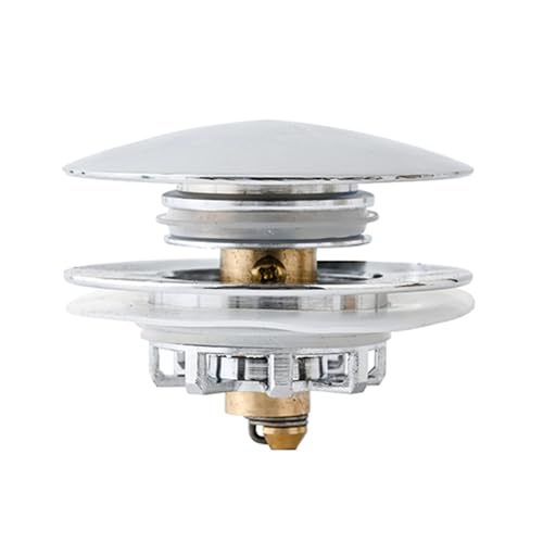 押してシールするバス排水栓 臭気フリーおよび詰まり防止ソリューション アルミニウム合金浴槽ストレーナー 浴槽ストッパー