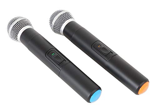 Rockville RAM12BT V2 600W 12" Powered PA Speaker, Bluetooth, 2 Wireless Mics, Rechargeable Battery, Portable, Durable, for DJs and Events - Thumbnail 3