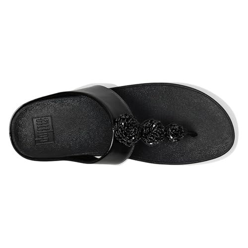 Image of FitFlop Women's, Fino Beaded Button Sandal