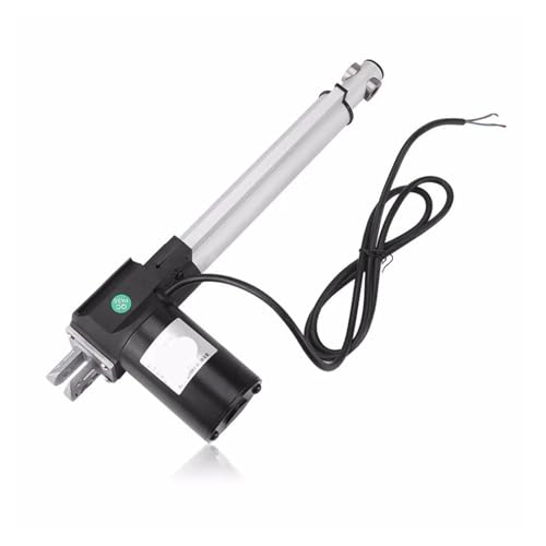 MMFURHHAY Elektrischer Schubstangenschub, 6000 N, industrieller Schubstangenmotorheber, DC 12 V/24 V, Teleskopstange for Pflegebetten, 150 mm, 200 mm, 250 mm(DC24V 25mm s 500N,Stroke 150mm)