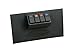 Daystar, Jeep JK Wrangler Lower switch panel that will accommodate 1 to 4 rocker style switches, fits 2007 to 2010 2/4WD, KJ71030, Made in America, Black