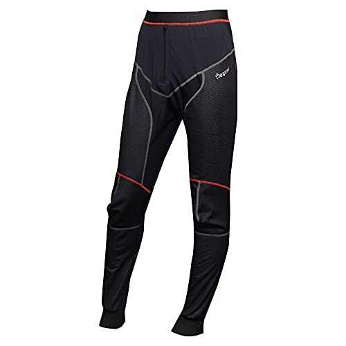 DEGEND | Pantalón Térmico Interior Hombre - Pantalón Térmico para Moto - Ropa Térmica Moto - Pantalón Térmico Hombre Invierno - Talla (S-XL) Color Negro