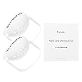 Aumotop 2 Stück Tremolo Tragbarer Klavier-Handkorrektor für Effektive Handgestenkorrektur, Weiches Silikonmaterial, Geeignet für Klavieranfänger, Training der Linken und Rechten Hand