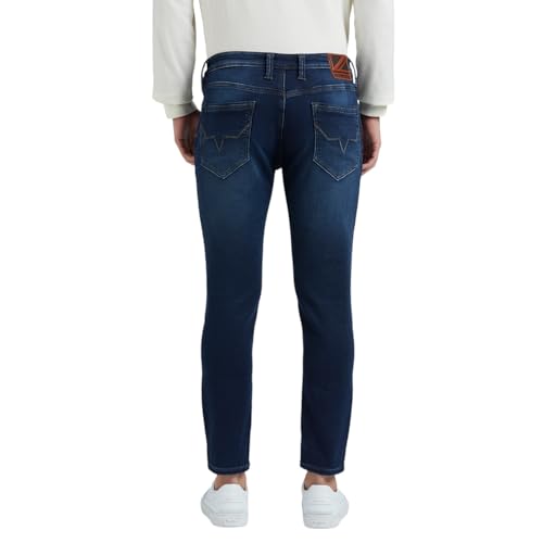 Image of Pepe Jeans Men's Tapered Fit Jeans | Mid Rise | Chinox | Jeans for Man