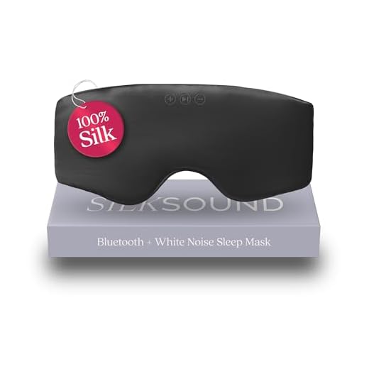 SilkSound 100% Silk Sleep Mask