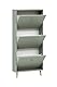 Schildmeyer Bjarne Schuhschrank 158674, Pistazie, 59,8 x 19,5 x 131 cm, platzsparend durch geringe Tiefe