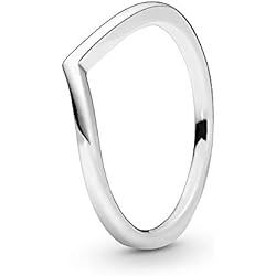 Anillo Pandora Hueso De Los Deseos PANDORA Anillo 196314-52 Mujer Plata Deseo Brillante