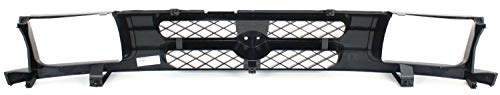 Evan-Fischer Grille Assembly Compatible With 2000-2001 Nissan Xterra Painted Dark Gray Shell And Insert #TOP3