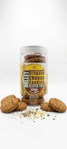 Image of GRANNY'S GRAIN Millet Coffee, Cheese, Chocolate & Sesame Jaggery Cookies Combo | Maida Free | Palm Oil Free | No Eggs | No Atta | Grain Based Baked Snack Assortment | Pack of 4 Jars | 100 gm Each |