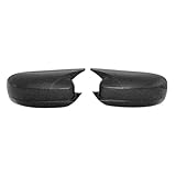 1 Pair OX Horn Side Mirror Cover Caps Compatible With Car Models Charger SRT RT 300 300C 2011 2023 Aftermarket Replacement(Carbon Fiber Look)