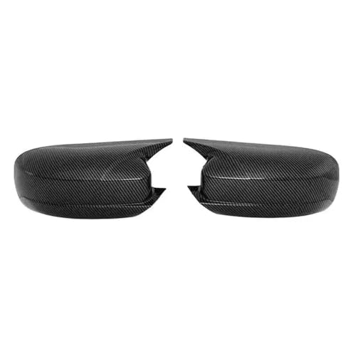 1 Pair OX Horn Side Mirror Cover Caps Compatible With Car Models Charger SRT RT 300 300C 2011 2023 Aftermarket Replacement(Carbon Fiber Look)