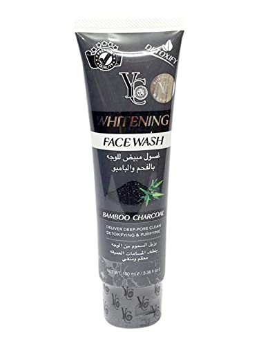 YC Fairness Face Wash for Oily Skin | Enriched with Bamboo Charcoal | Clears Clogged Pores, Exfoliates Gently | YC538-100 ml (Pack of 1)