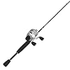 Zebco 33 Platinum Spincast Reel and Fishing Rod Combo, Anti-Reverse Clutch