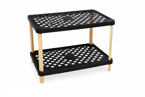 Imagen de FERRETERIA LEPANTO Estantería Multiusos 2 Baldas con Estructura de Madera