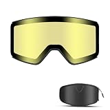 VOZAPOW Interchangeable Replacement Lenses, Design for AS57 Ski Goggles