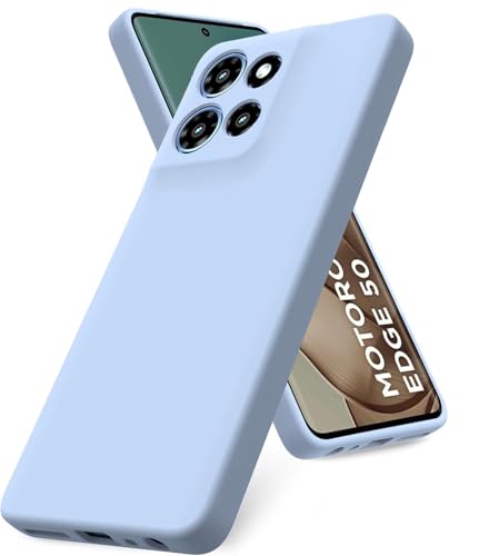 DIZORO Store DIZORO Microfiber Case for Motorola Edge 50 5G, Blue - Image 2