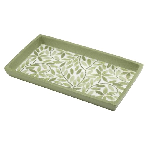 Avanti Linens Accessories Bathroom Essentials, Vanity Tray, Green