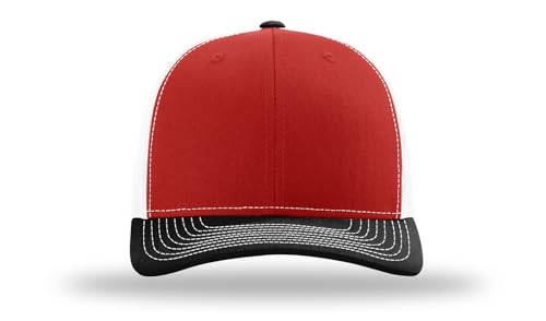 Image of Richardson 112 Trucker Hat - Premium Blank Baseball Cap, Adjustable Snapback Hat - Structured Six Panel Richardson Blank Hats