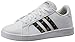 adidas Grand Court, Chaussure de Course sur Route, Ftwwht Cblack Carbon, 37 1/3 EU