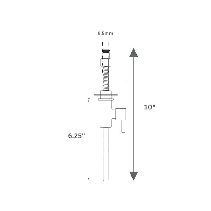 Image of Happy Homes Brass Inverted RO Tap - Ideal for Cupboard RO Water Purifiers - Durable Drinking Water Filter Tap (Black)