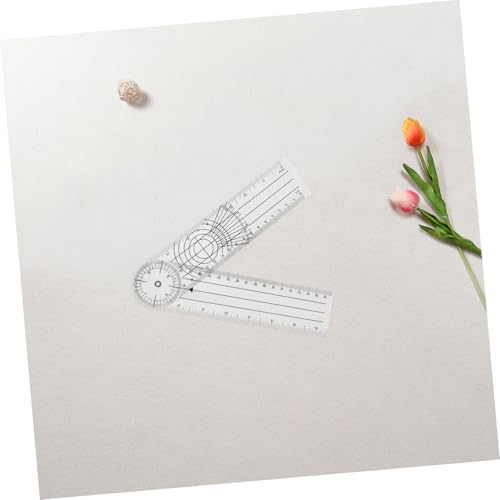 Juego de 4 Goniómetros de Plástico Plegables para Medición de Ángulos miniatura 7