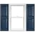 Polaris Vinyl Raised Panel Shutters (1 Pair) in Stock Now - 004 Bedford Blue - 15 Inch x 43 Inch