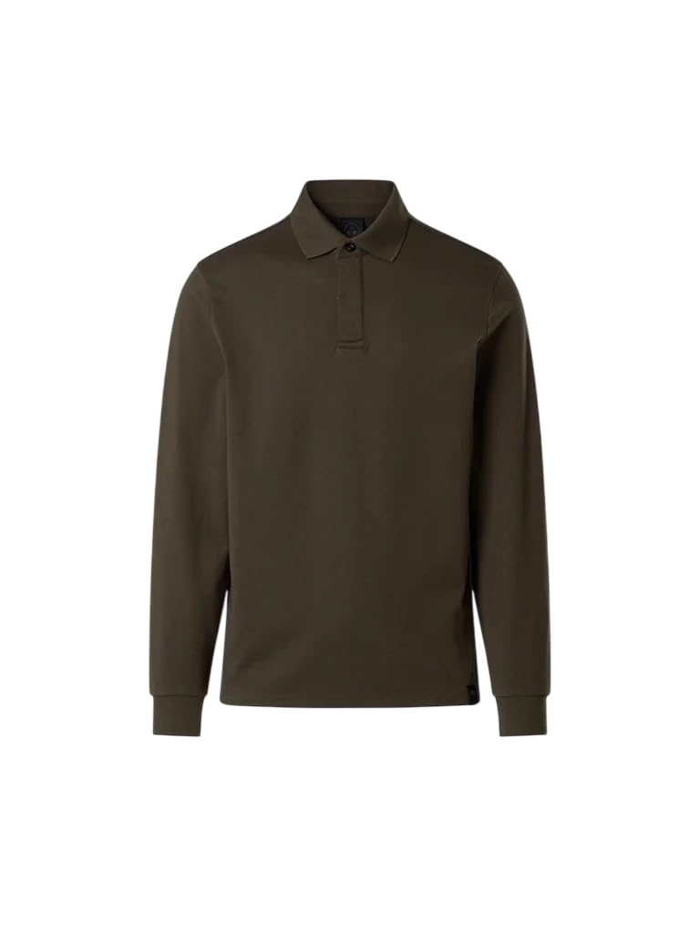 NORTH SAILS Polo a Maniche Lunghe in Tessuto Interlock 692769