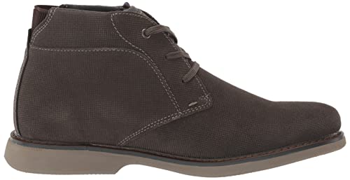 Nunn Bush Men's Otto Plain Toe Chukka Lightweight Leather Suede Water Resistant Boot, Gray, 9.5 #TOP5