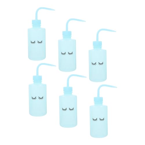 WRITWAA 6 Botellas De Lavado Con Enjuague Transparente Para Pestañas Exprimidor De Pestañas Exprimidor De Agua Para Mantener El Cabello Botella De Lavado De Pestañas Botella Para