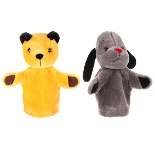 Sooty & Sweep twin pack authentic plush puppets hand puppets from The Sooty Show