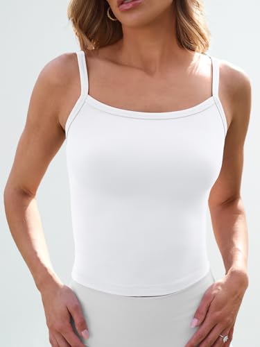 Trendy Queen Womens Spaghetti Strap Tank Tops Adjustable Cute Camisole Going Out Crop Tops Summer Clothes3