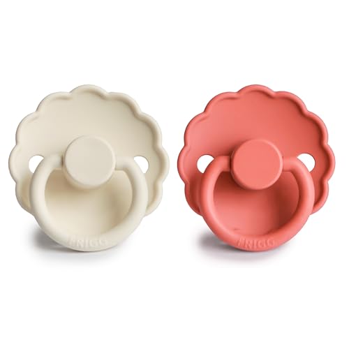 Image of FRIGG Daisy Silicone 2-Pack Cream /Poppy - Size 1