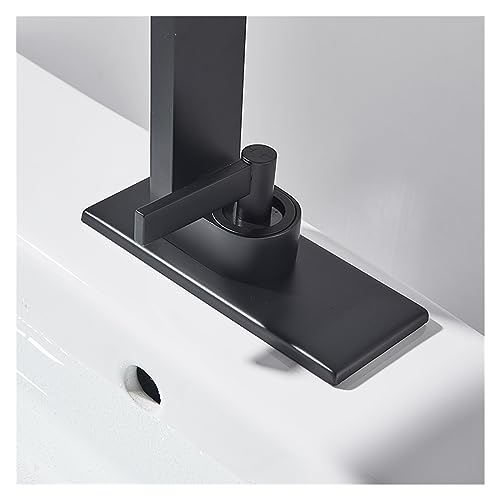 Robinet de bain à large bec cascade carrée finition nickel brossé - 6