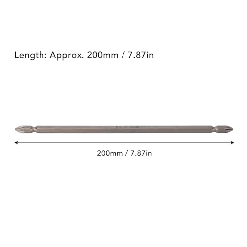 10 Peças Chave de Fenda de Ponta Dupla Acessório de Hardware Ferramenta Manual Haste Hexagonal S2 Aç