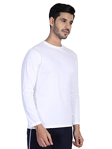 Image of DYCA by Bodycare Men's Cotton T Shirt | Round Neck | Full Sleeve | Regular Fit