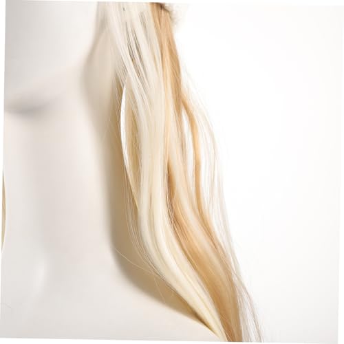 Bonnet postiche cheveux ondulés amovible pour masquer la perte de cheveux - 5