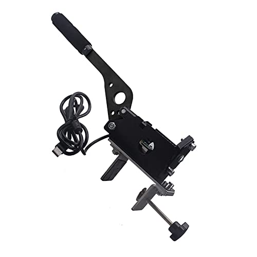 DINESA Freno de mano USB SIM para juegos de carreras G25/27/29 T500 Fanatecosw Dirt Negro -02- Negro