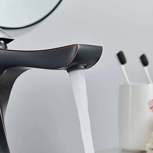 Robinet de lavabo contre les éclaboussures mélangeur sur pont précis - 3