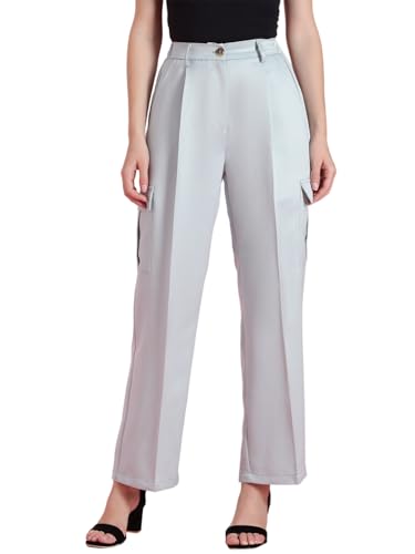 Image of KOTTY Women's High Rise Relaxed || Straight || Joggers Fit Cargo's for Pants || Trousers