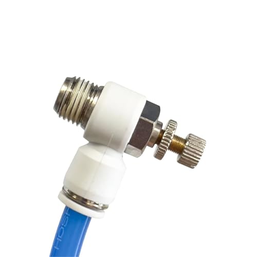 Conector rápido ajustable SL4-01 blanco de válvula neumática regulable 5