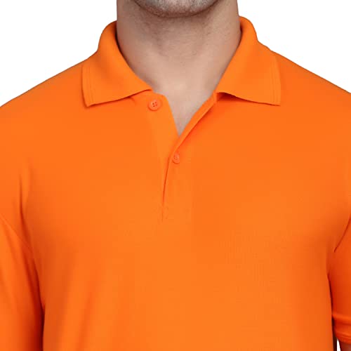 Image of INKKR Men's Combo Polo Neck Cotton Blend Solid T-Shirt (Pack of 2)